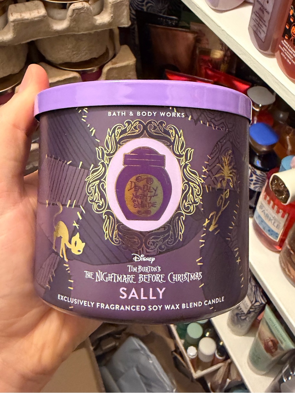 Bath & Body Works X Nightmare Before Christmas Sally 3-Wick Candle